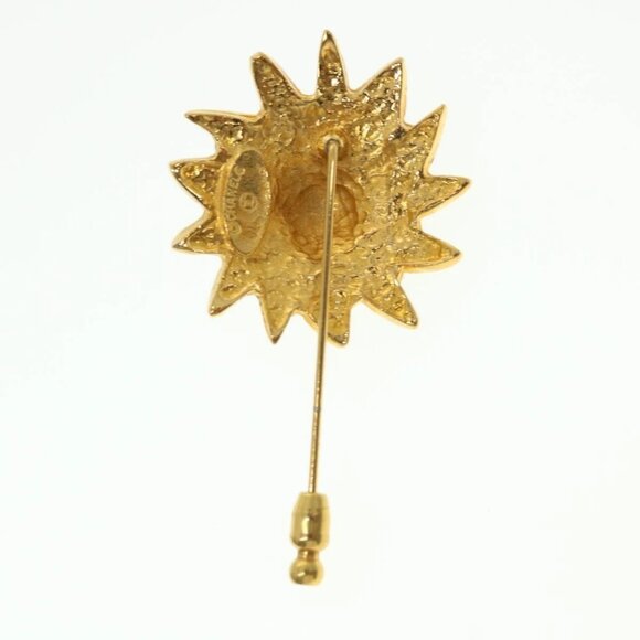 CHANEL Brooch metal Gold CC Auth 38119 - Picture 4 of 11